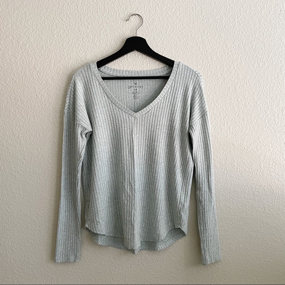 American Eagle Ribbed Top 🌼